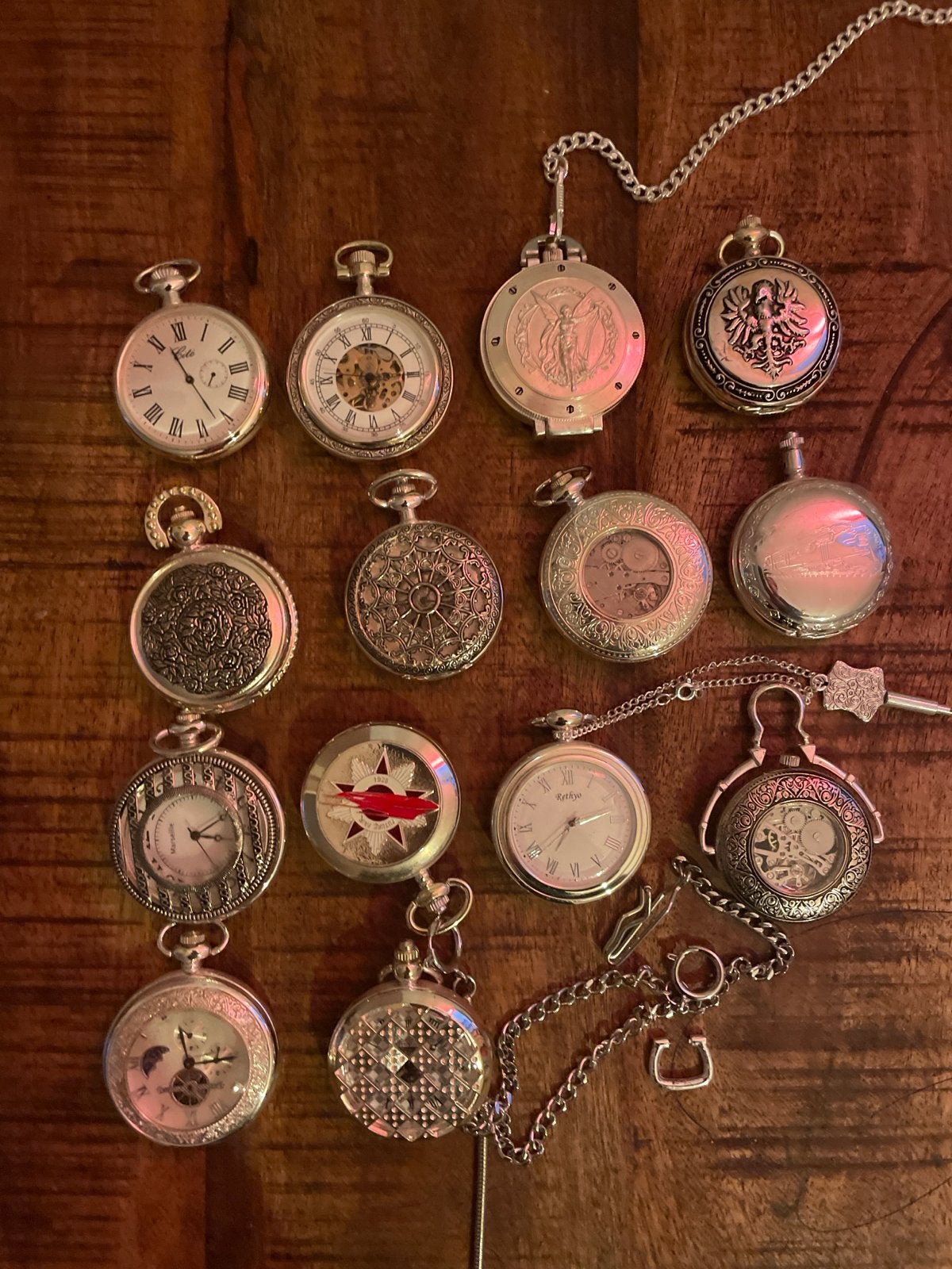Collectie Antieke Zakhorloges - Diverse Modellen, Overige merken, Overige materialen, Zakhorloge, Ophalen of Verzenden