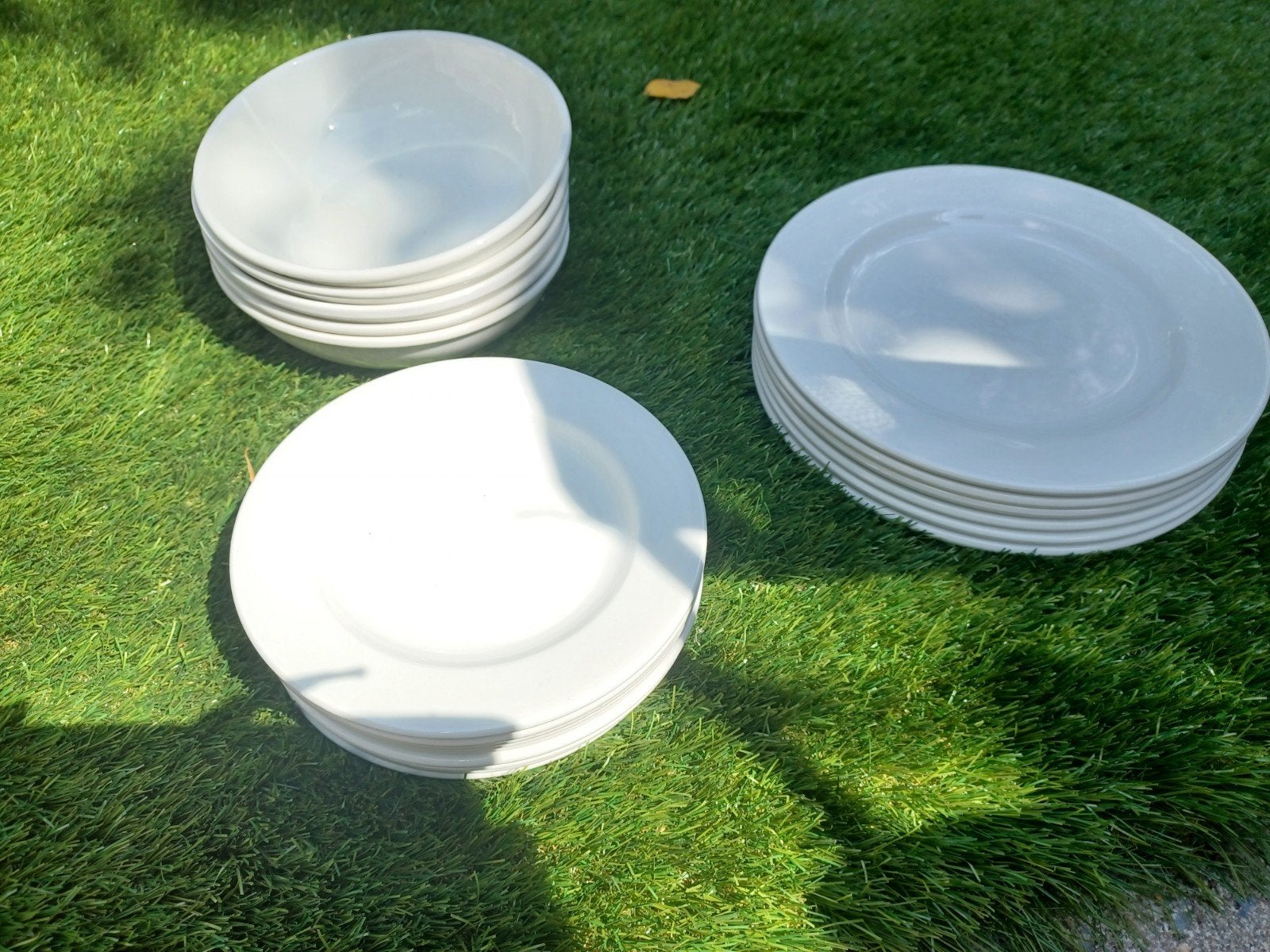 Continental Vitrified Hotelware servies - borden en kommen, Ophalen, Gebruikt, Overige merken, Bord(en)