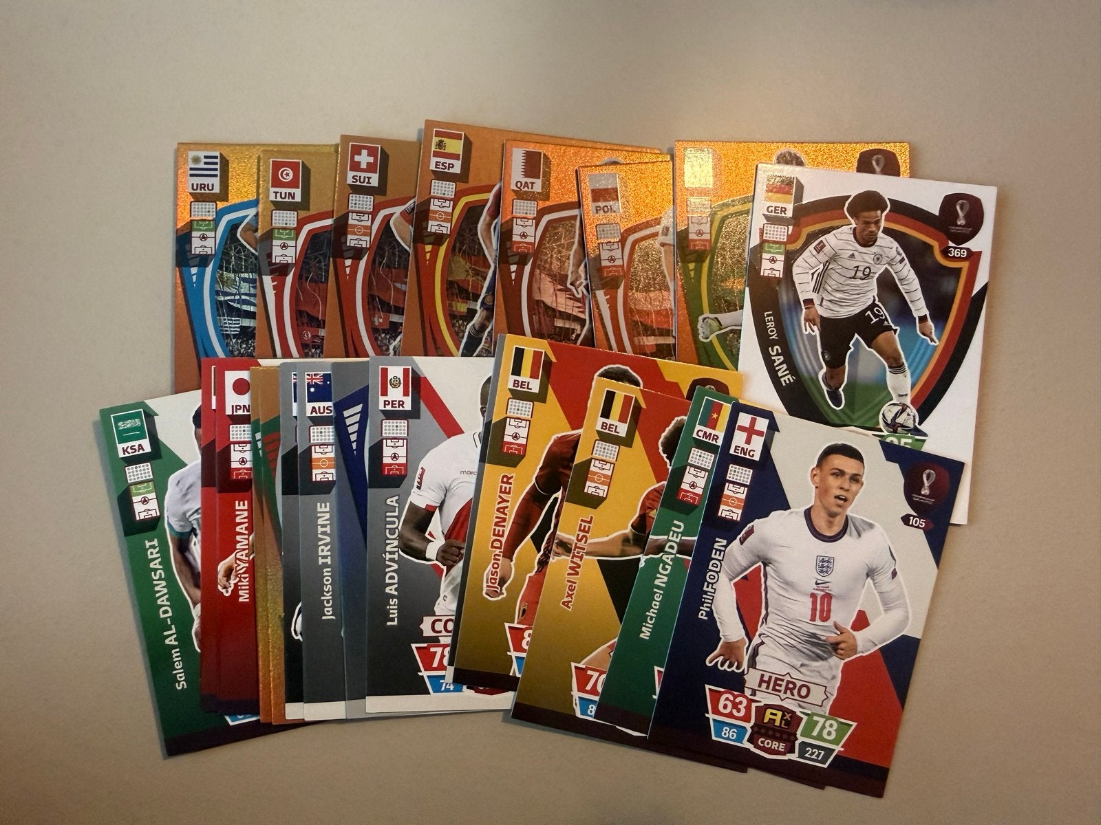 Panini Qatar 2022 WK Voetbalplaatjes - Diverse Spelers, Ophalen of Verzenden, Nieuw, Overige sporten, Poster, Plaatje of Sticker