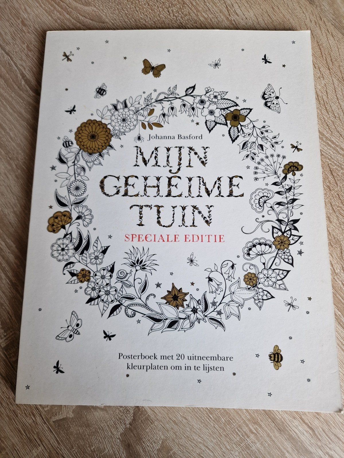 Kleurboek.- Mijn geheime tuin., Ophalen of Verzenden, Zo goed als nieuw, Boek of Gids