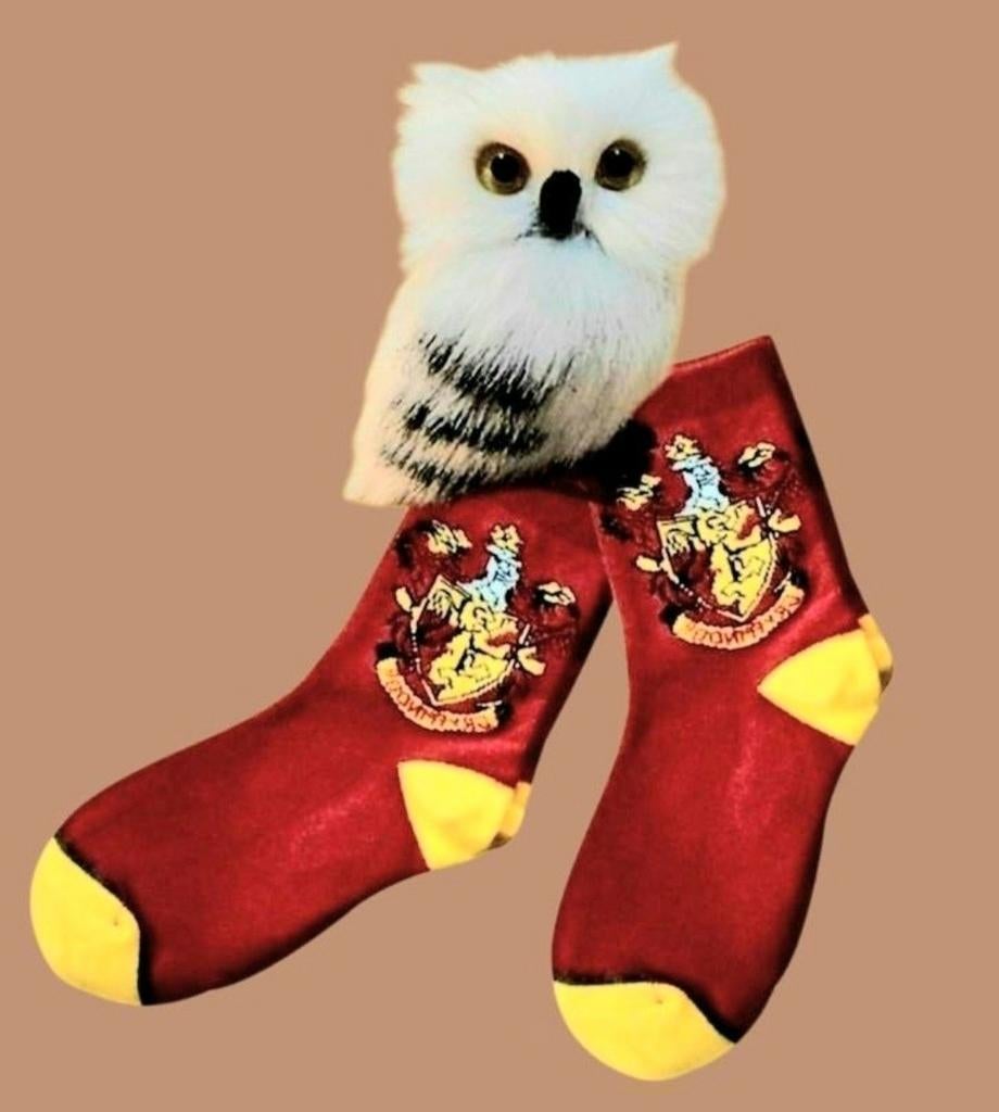 HARRY POTTER SOKKEN + UIL HEDWIG, Ophalen of Verzenden, Nieuw