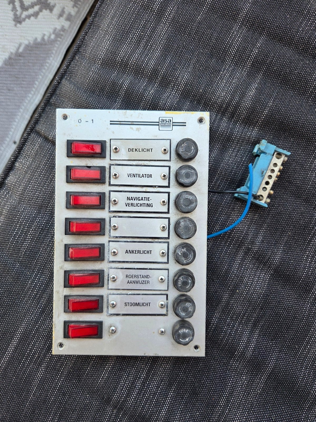 Schakelpaneel voor schip, Ophalen of Verzenden, Elektra en Verlichting, Zeilboot of Motorboot