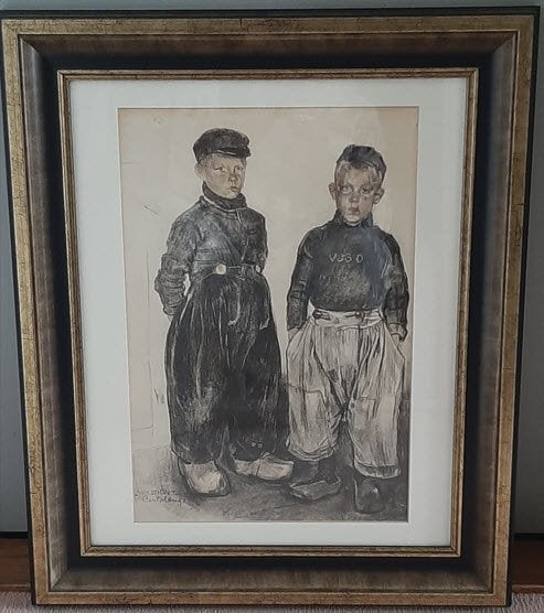 2 Volendammertjes van Cees Bolding 1923, Ophalen