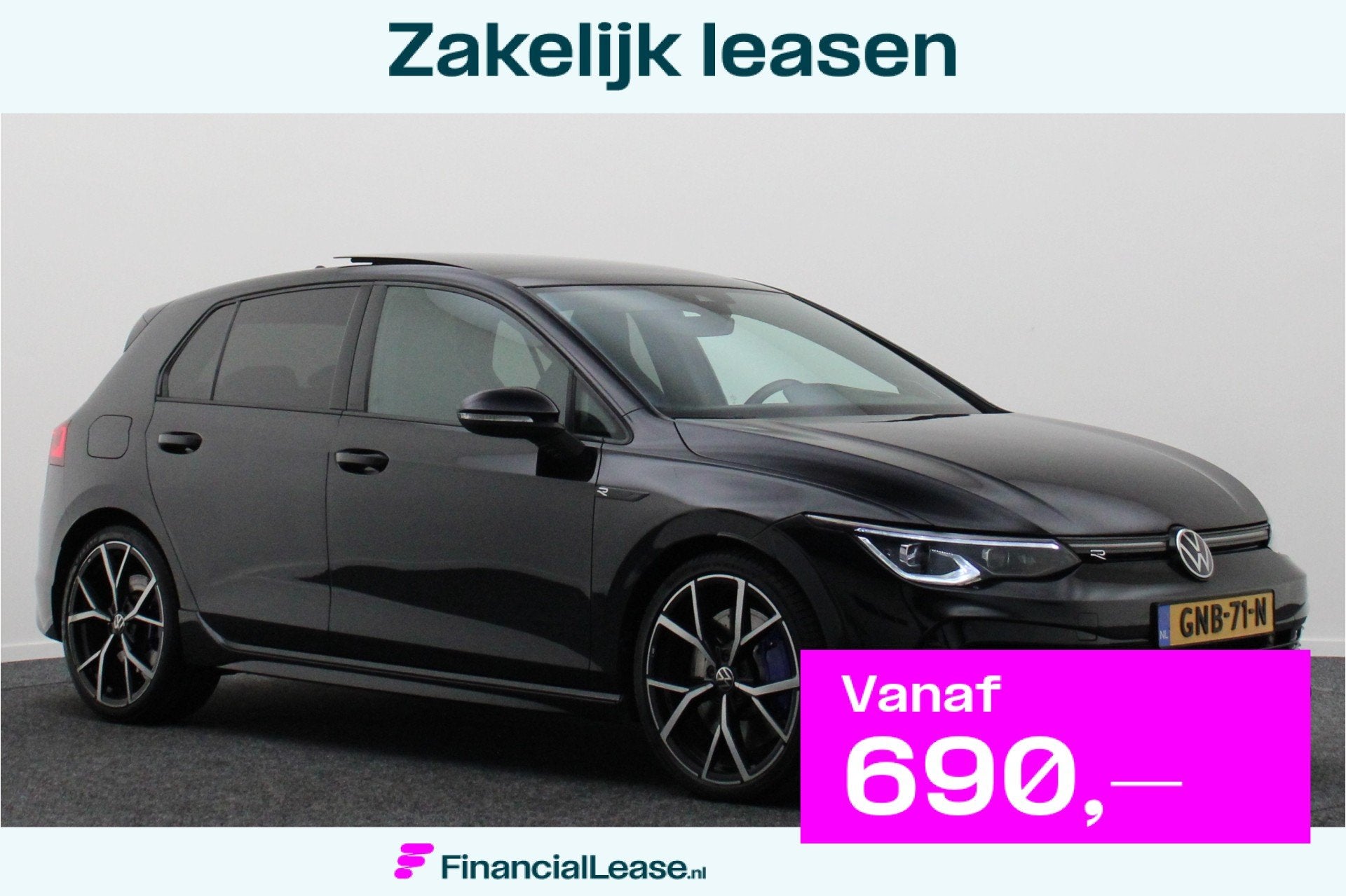 Volkswagen Golf 2.0 TSI R 4Motion Panoramadak, Akrapovic, He, Dealer onderhouden, Gebruikt, 4 cilinders, 1984 cc