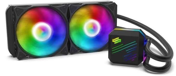 SilentiumPC Navis EVO ARGB 240 AIO waterkoeling, Ophalen of Verzenden, Gebruikt, Waterkoeling