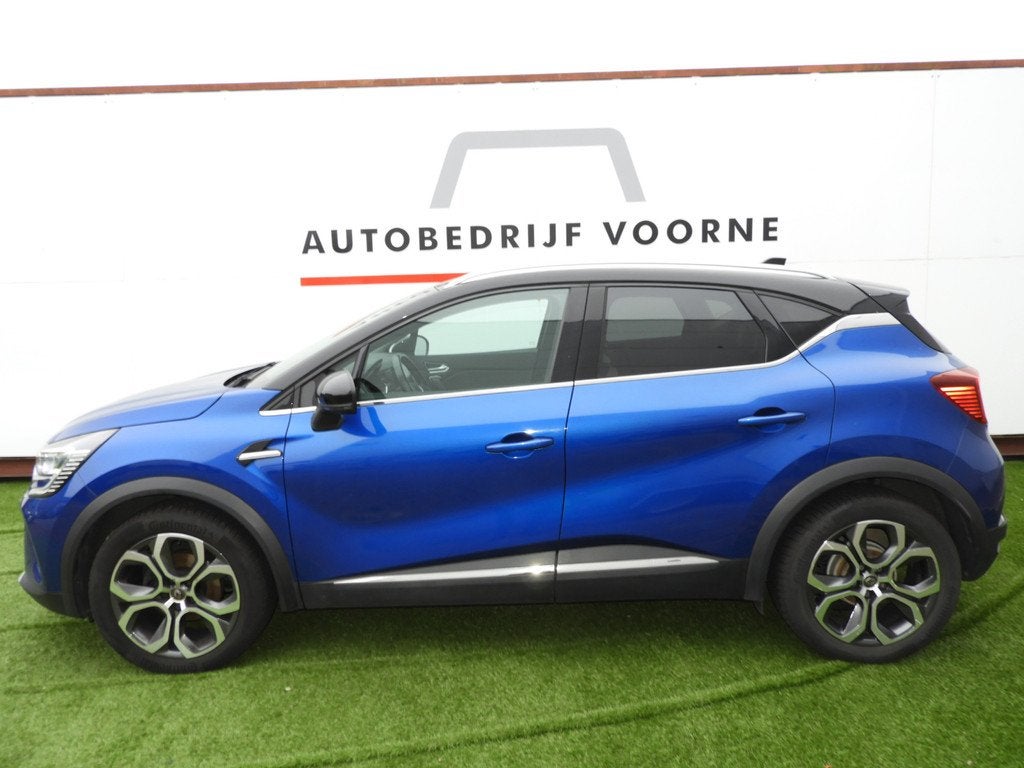 Renault Captur TCe 101pk Intens, Auto's, Renault, Gebruikt, Blauw, Origineel Nederlands, Handgeschakeld
