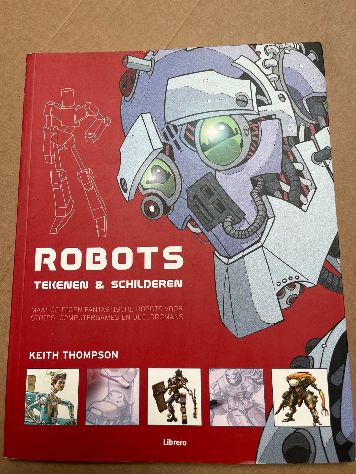 Robots Tekenen & Schilderen - Keith Thompson, Hobby en Vrije tijd, Ophalen, Zo goed als nieuw, Boek of Gids