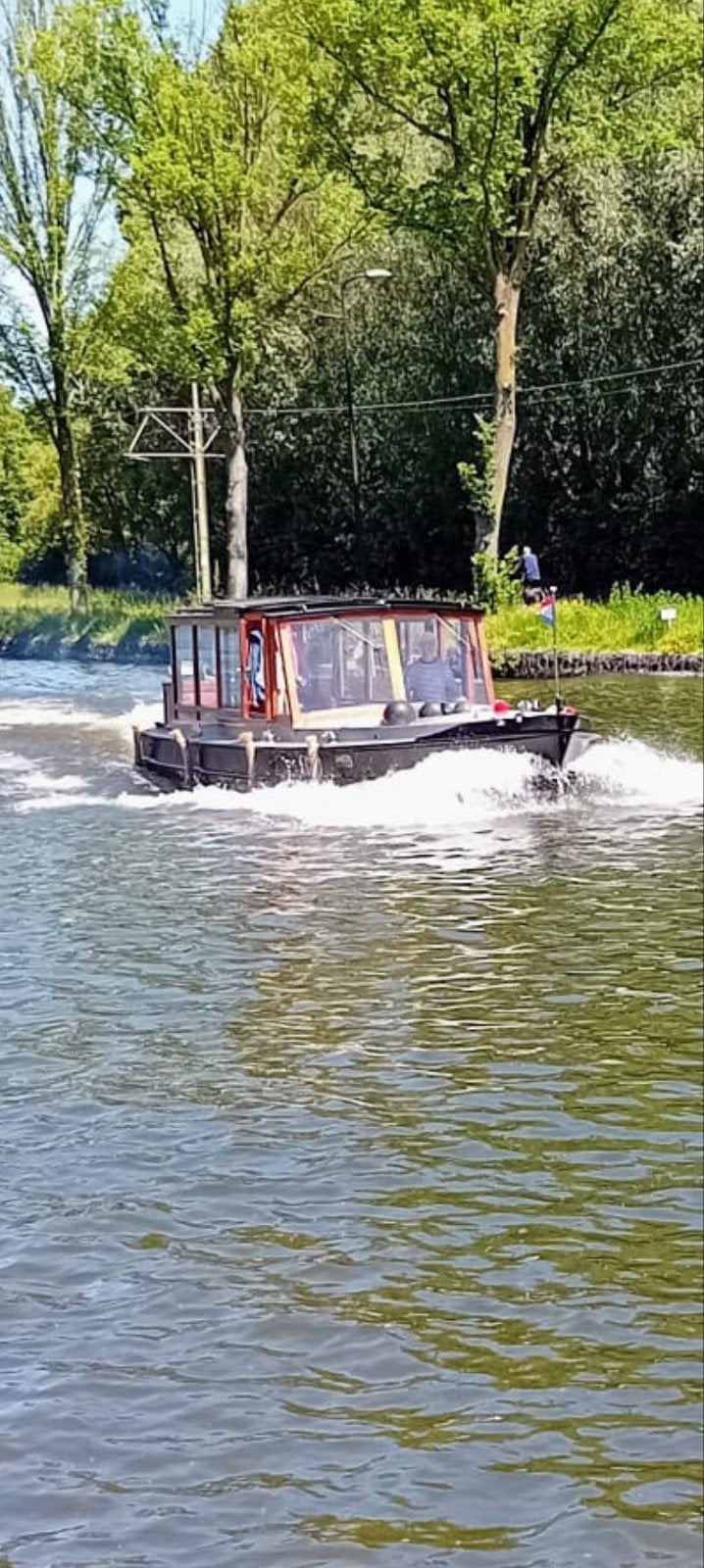 autoboot-salonboot-staal, Binnenboordmotor, Koelkast, Diesel, 80 cm