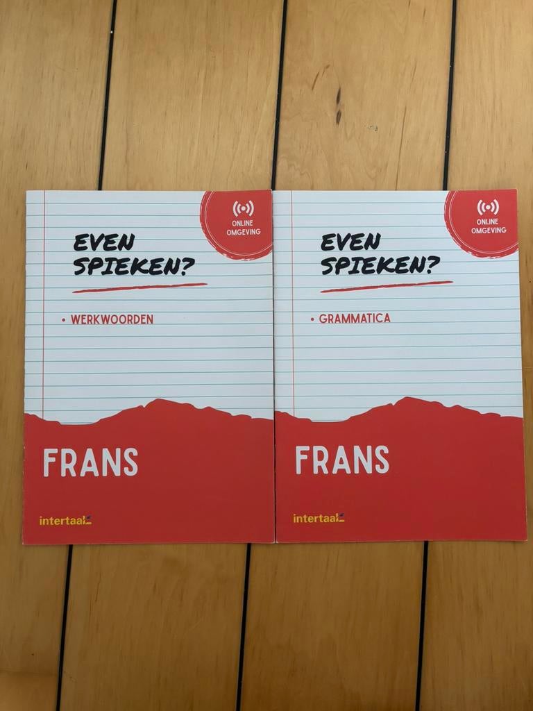 Even Spieken - Frans werkwoorden en grammatica, Boeken, Schoolboeken, Ophalen of Verzenden, Zo goed als nieuw, Overige niveaus