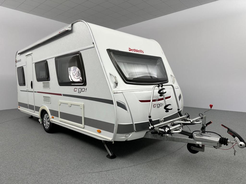 Dethleffs C'Go 475 EL Mover Zakluifel INCL. STALLING, Bedrijf, Hordeur, 1000 - 1250 kg, 2 aparte bedden