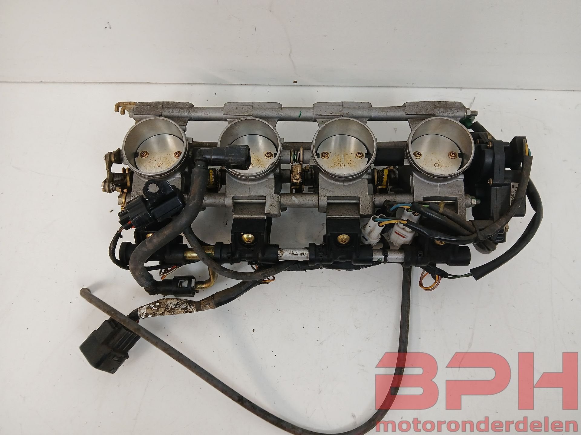 Gasklephuis Suzuki GSX-R 750 K2 K3 2002 2003 injectoren inje, Gebruikt, -, -, Ophalen of Verzenden