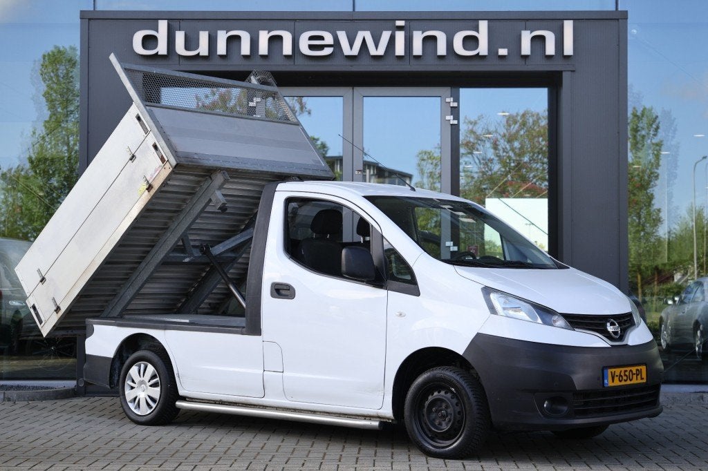 Nissan NV200 1.5 dCi *Kipper*KIEPBAK*TREKHAAK*CAMERA*CRUISE*, Auto's, 1357 kg, Met garantie (alle), Wit, Origineel Nederlands
