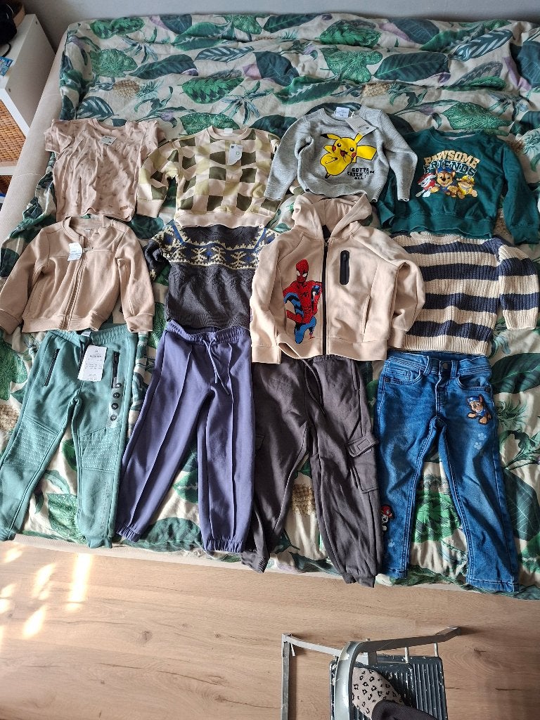 Groot pakket jongens kleding maat 98/104, Ophalen of Verzenden, Zo goed als nieuw, Maat 98