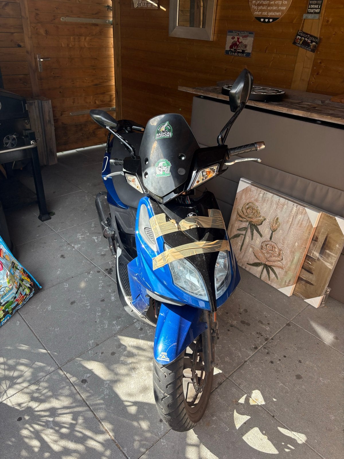 Kymco Agility scooter - Blauw, 45/55 km/u, Fietsen en Brommers, Gebruikt, Ophalen of Verzenden, Maximaal 25 km/u, Agility