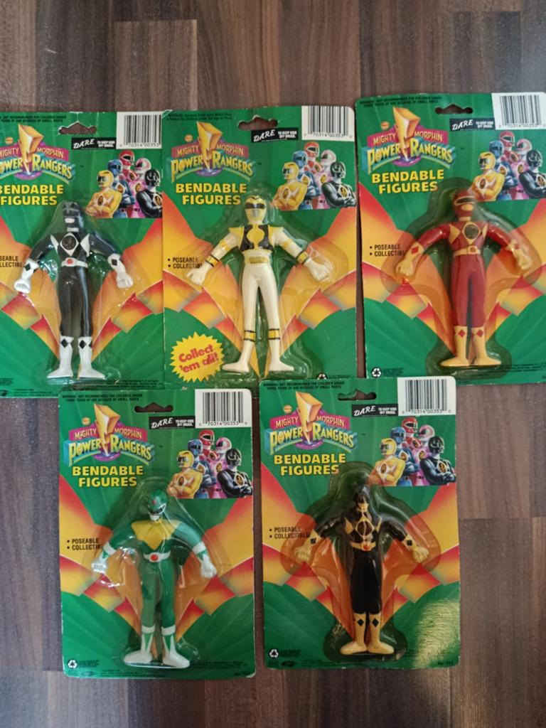 Power Rangers 90s bendable figures, Ophalen