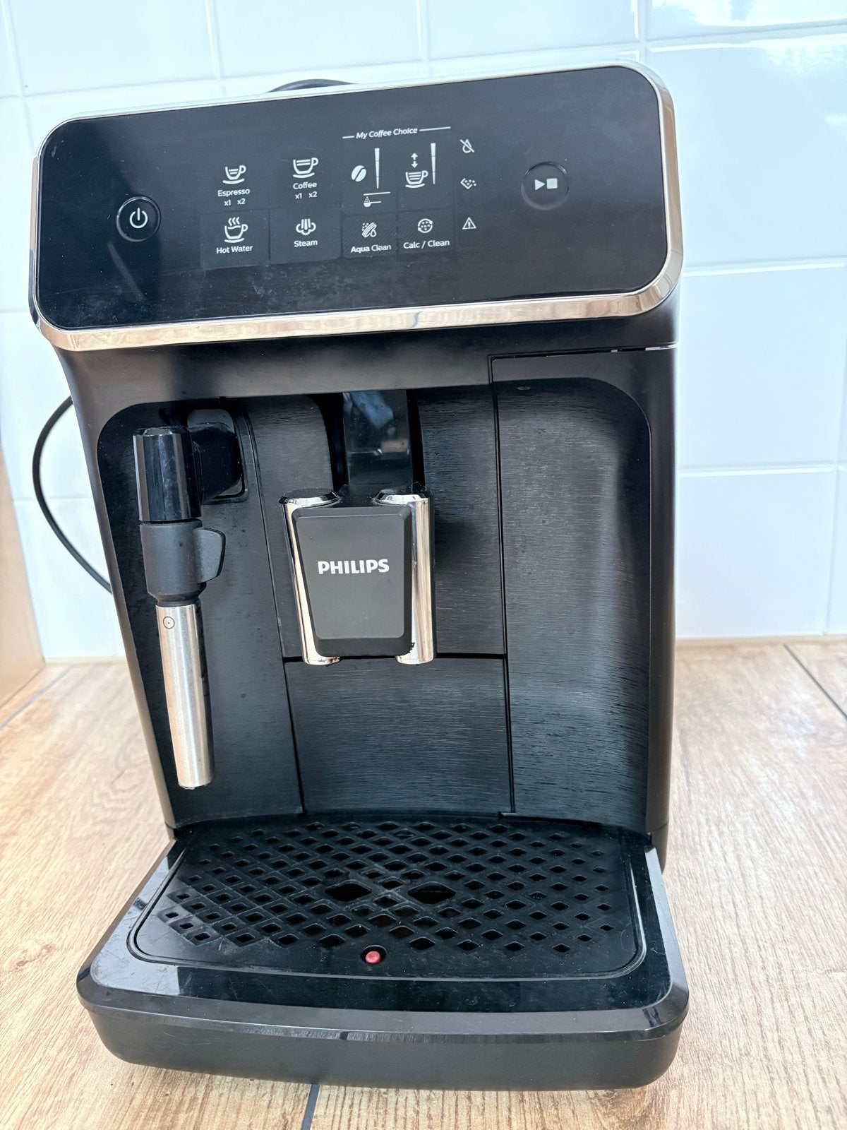 Philips koffiemachine met lekkend afvalbakje, Ophalen, Gebruikt, Koffiemachine, Koffiebonen