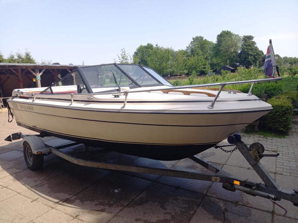 Bayliner Speedboot met Trailer - Perfect voor watersport!, Watersport en Boten, Speedboten, Gebruikt, Bayliner, Benzine, 70 tot 120 pk