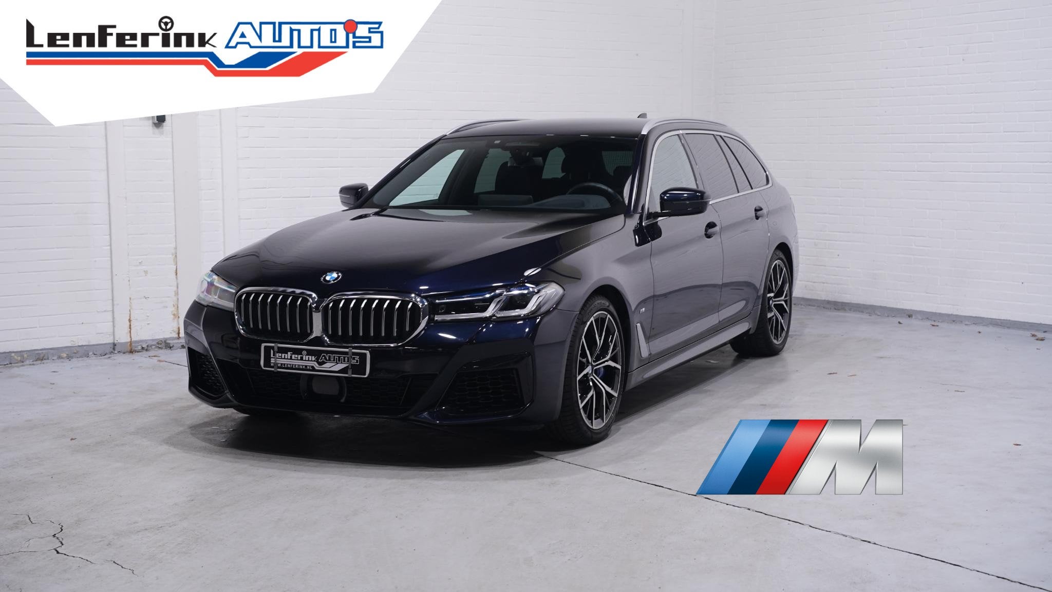 BMW 5-serie 530i M Sport 1e Eig. NAP NL-auto Laser light Nap, Auto's, Achterwielaandrijving, Gebruikt, 4 cilinders, Zwart