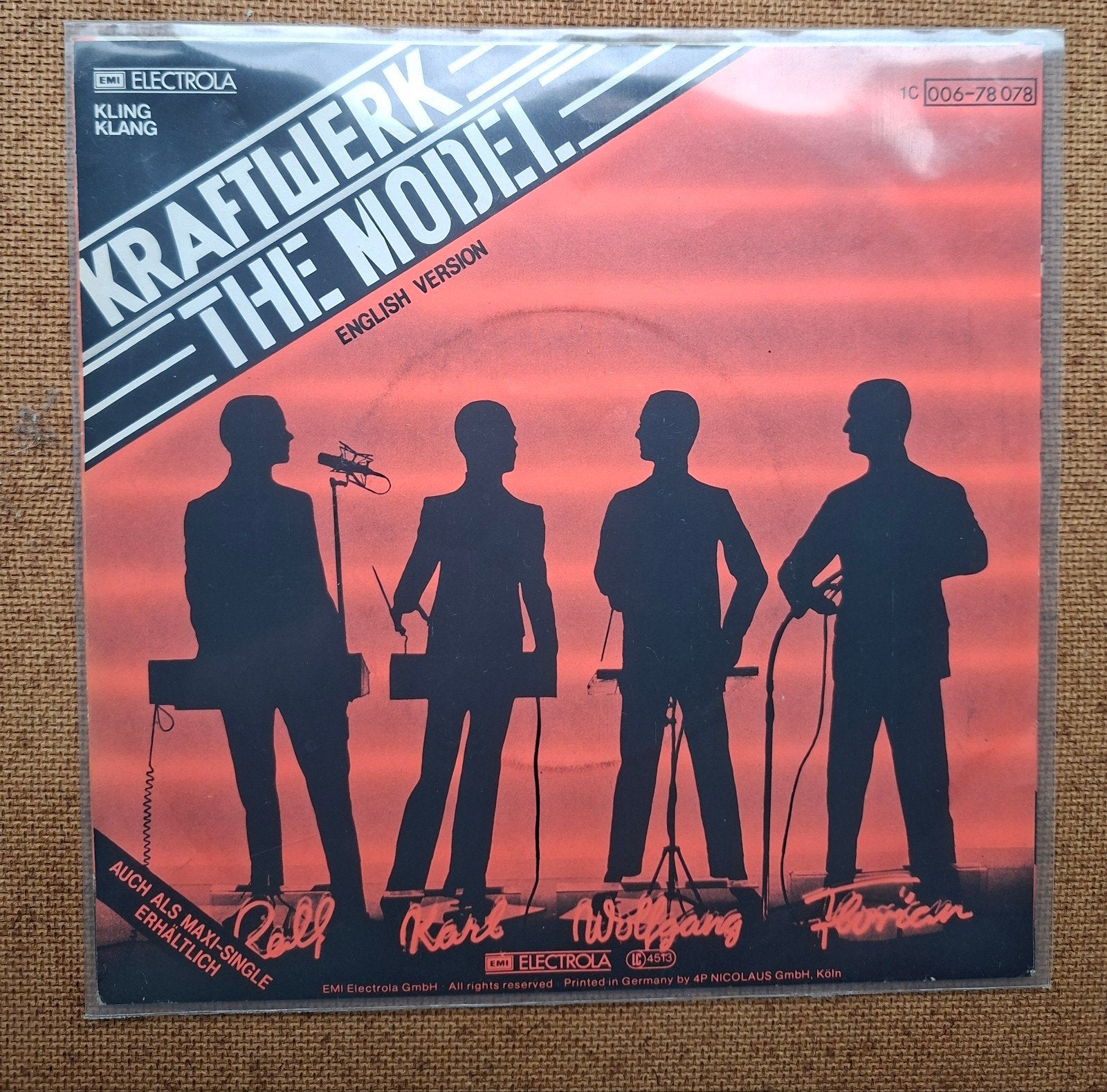 Kraftwerk  - The model - Single is TOP, Ophalen of Verzenden, Gebruikt, 7 inch, Pop