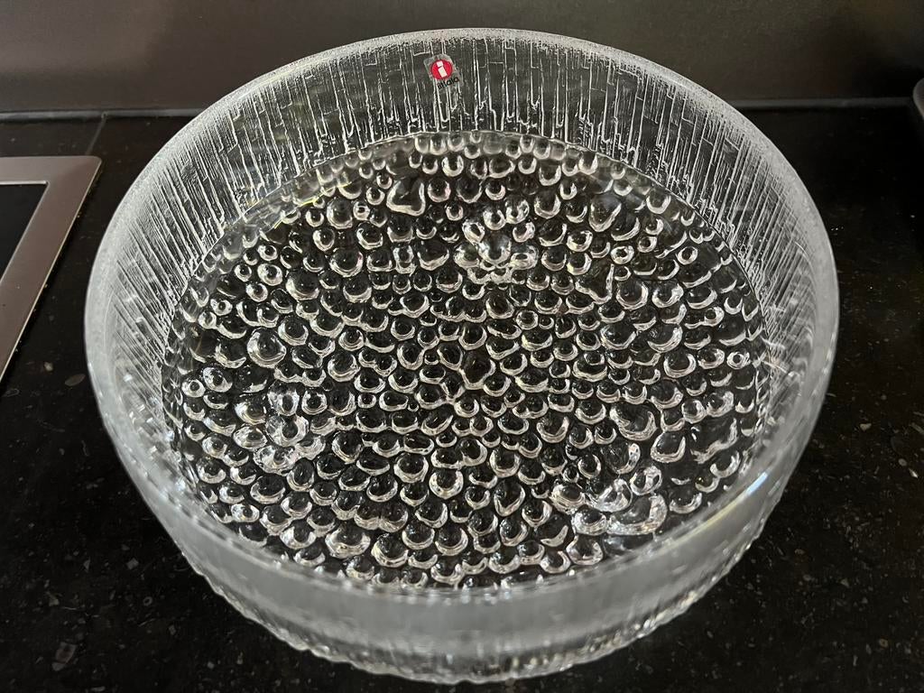 Iittala Ultima Thule Grote Fruitschaal Tapio Wirkkala Ø20, Ophalen of Verzenden, Zo goed als nieuw, Rond, Glas