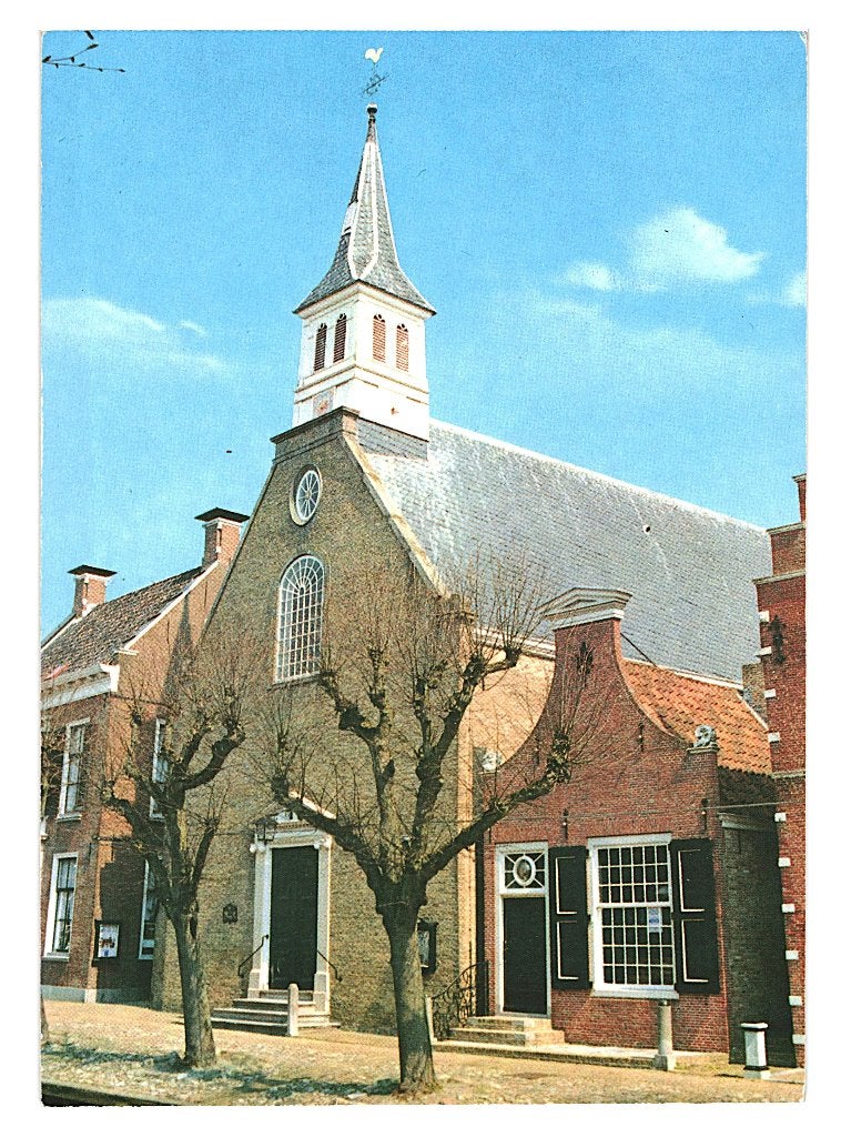 38360	Sloten	Fr Ned Herv kerk	_Nette kaart Onbeschreven, Ophalen of Verzenden, 1960 tot 1980, Ongelopen, Friesland