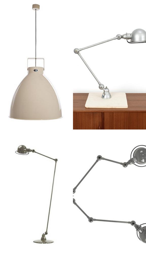 Jieldé 1950–2010 genummerd – vloer- / plafond / XL hanglamp, Ophalen, Zo goed als nieuw, Industrieel, Metaal