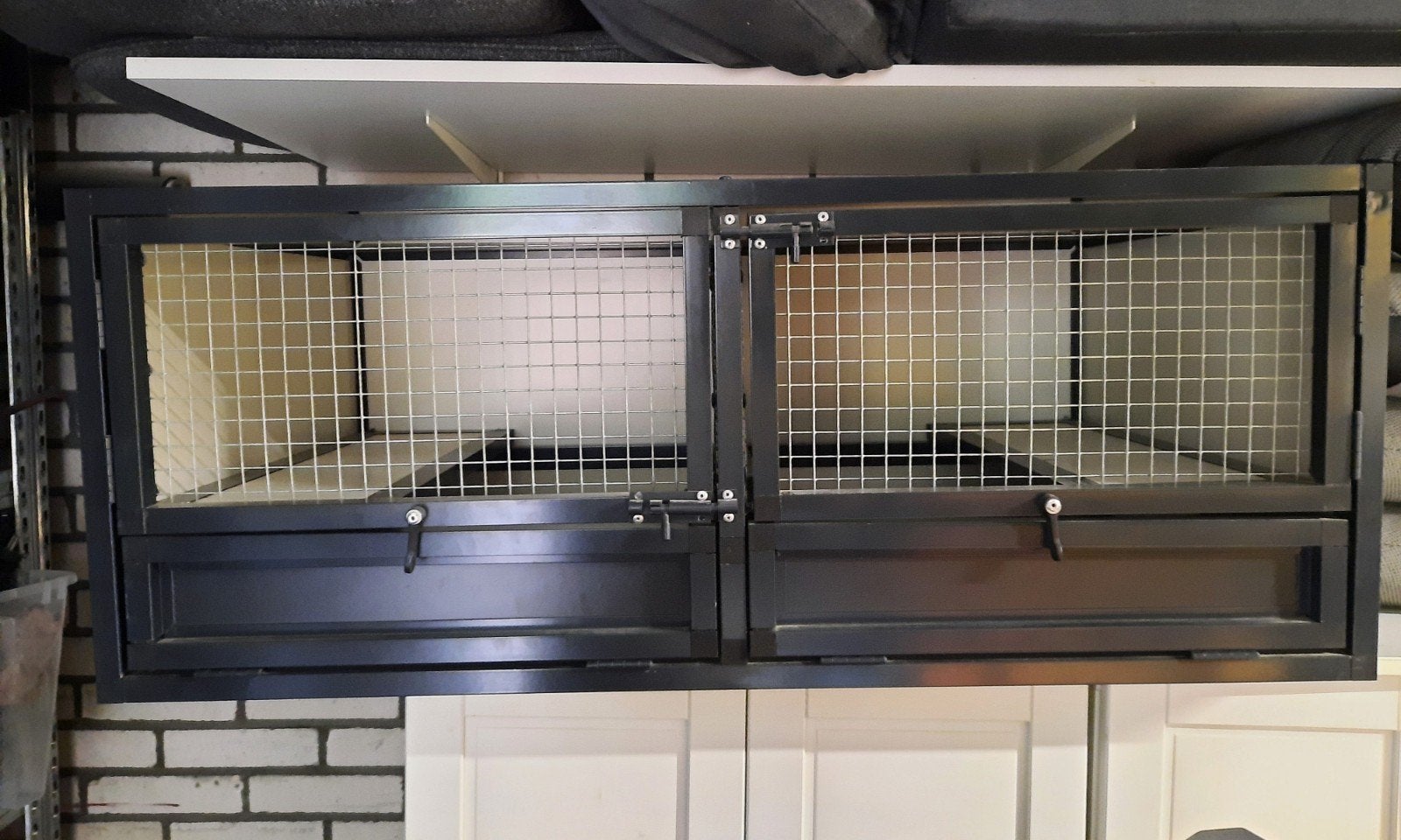 Mooie grote aluminium kooi koppelkooi opfokkooi hok, Dieren en Toebehoren, Kooi, Hamster, 75 tot 110 cm, Ophalen