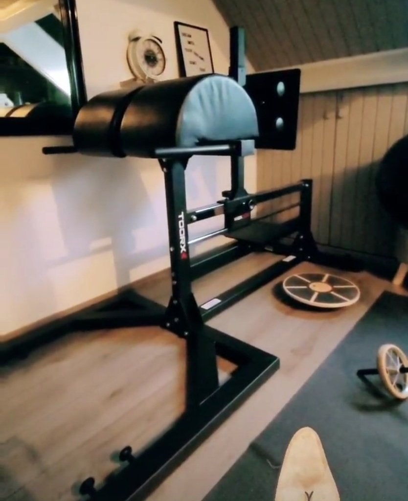 Toorx fitness GHD Bench WBX300 - zo goed als nieuw, Sport en Fitness, Ophalen, Buik, Krachtstation, Zo goed als nieuw