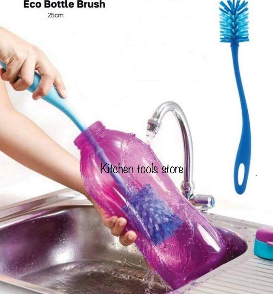 Tupperware Ecofles Reinigingsborstel blauw op voorraad, Ophalen of Verzenden, Nieuw, Blauw, Overige typen