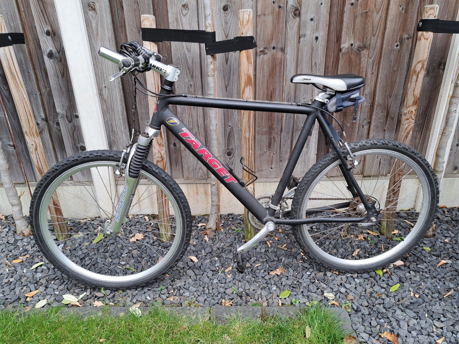 Target Mountainbike - Zwart met zilveren accenten, Gebruikt, Hardtail, 53 tot 57 cm, Ophalen