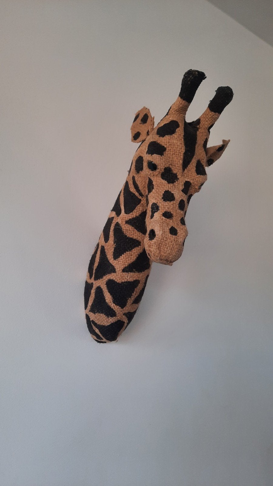 wand deco giraf en zebra te leuk, Wandhanger, Zwart, Ophalen of Verzenden, Zo goed als nieuw
