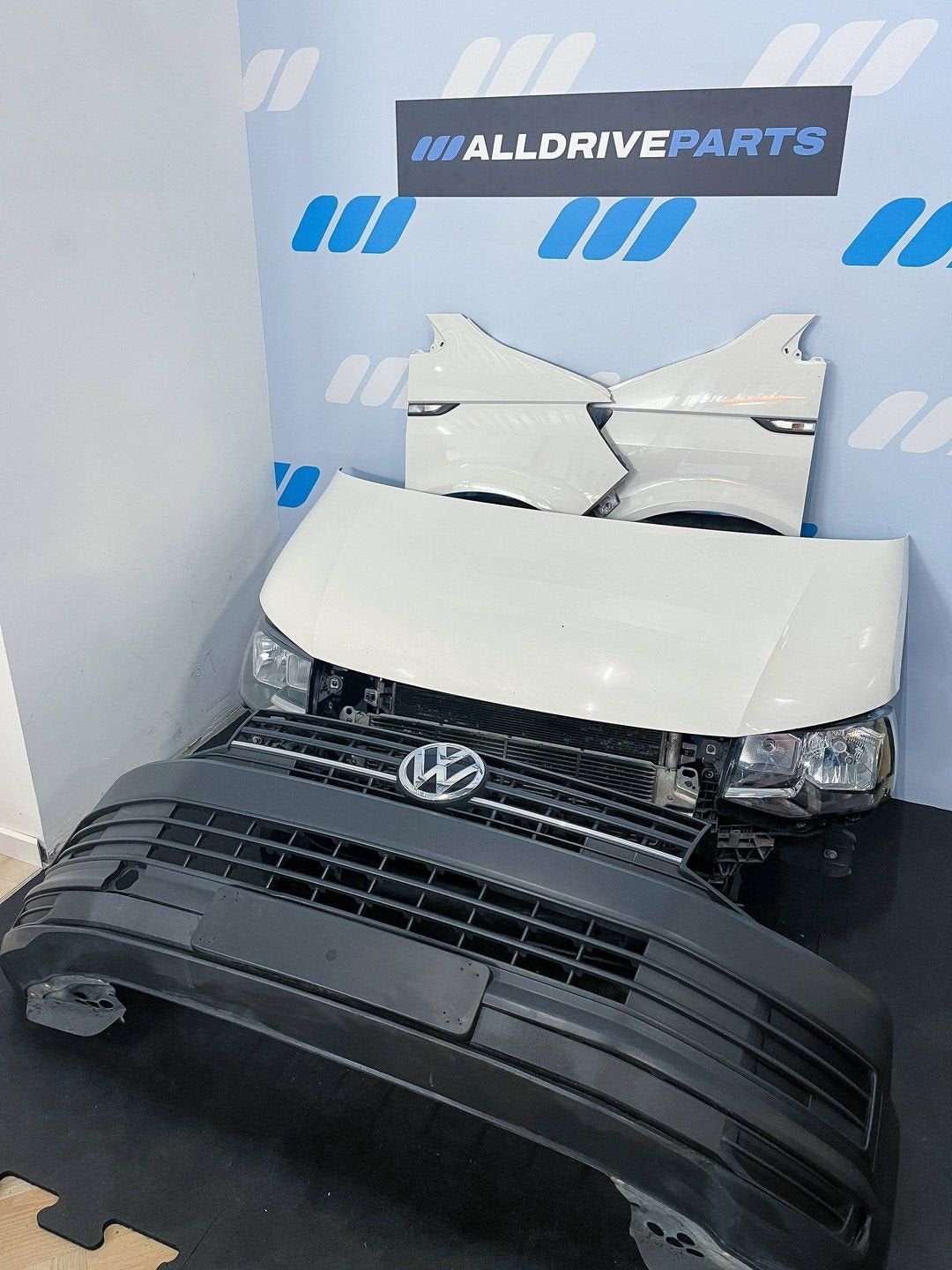 Complete voorkop VW Volkswagen Transporter T6 wit LB9A front, Gebruikt, -, Voor, -