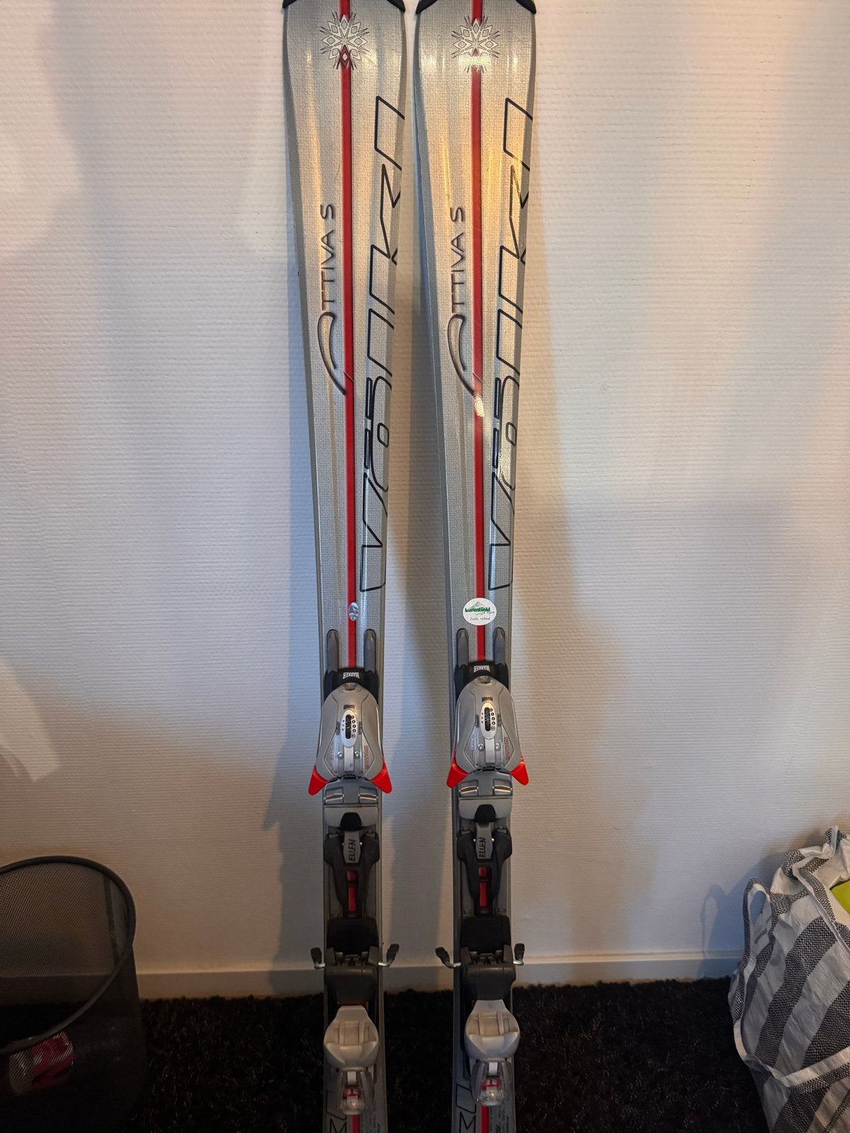 Volkl Attiva S ski's 156 cm met skischoenen maat 40.5, 140 tot 160 cm, Gebruikt, Skiën, Ski's