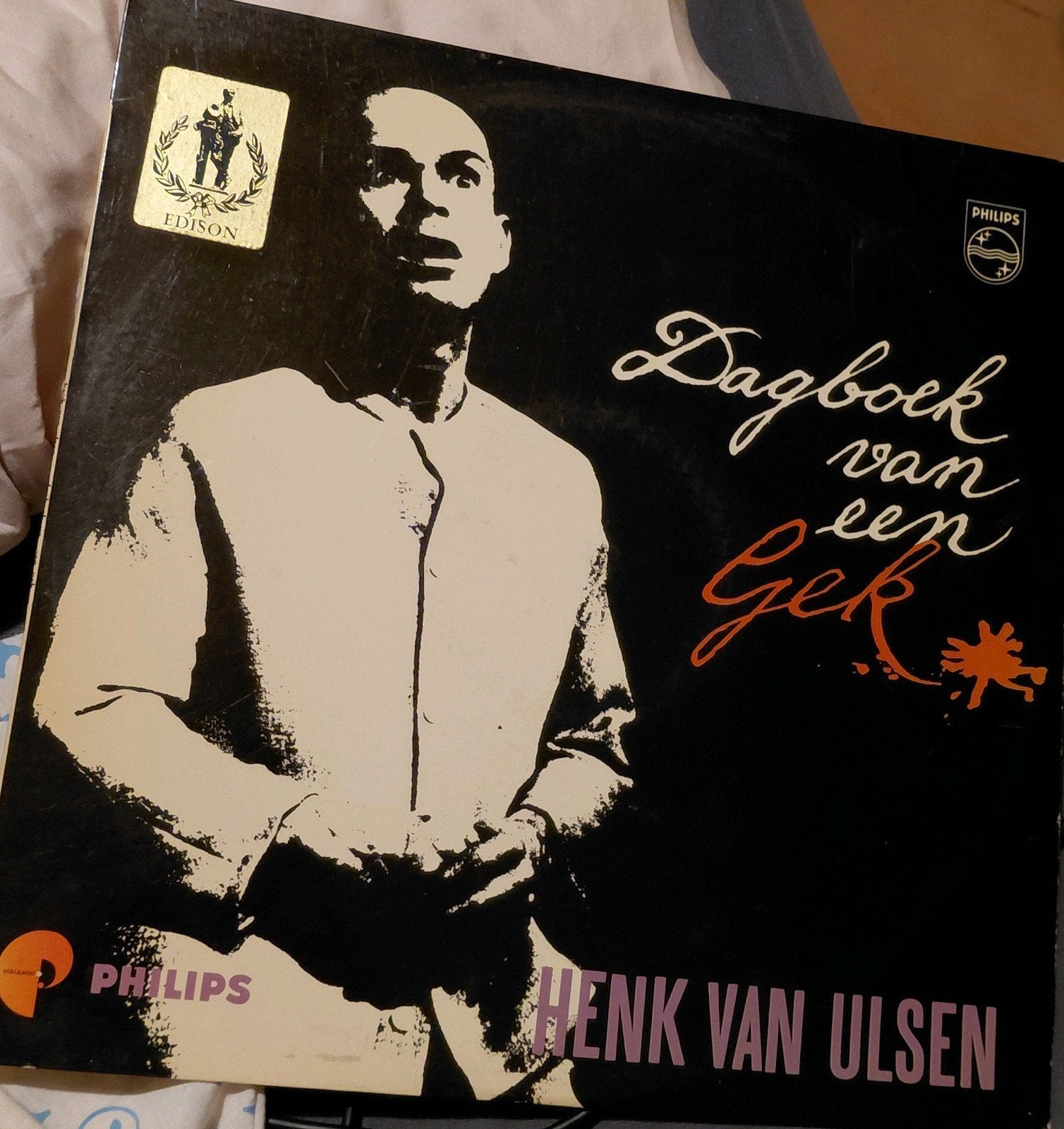 Henk van Ulsen - Dagboek van een Gek (Philips LP), Cd's en Dvd's, Gebruikt, Overige genres, Ophalen of Verzenden, 12 inch