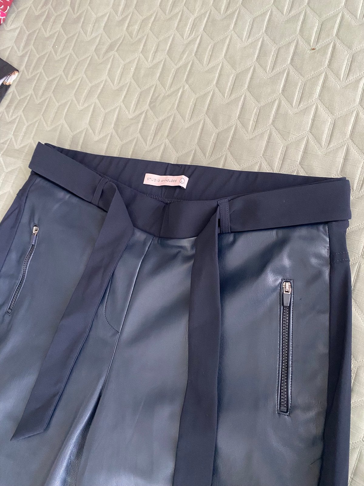 Zgan studio Anneloes broek L, Blauw, Maat 42/44 (L), Ophalen of Verzenden, Zo goed als nieuw