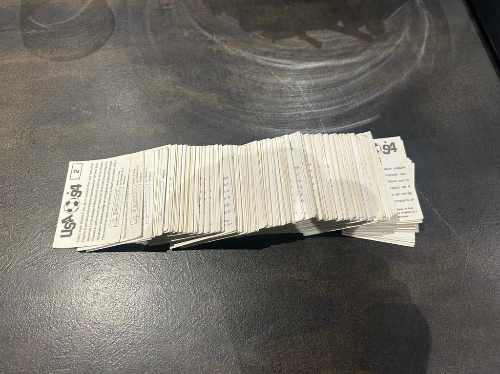 Lot 440 stickers panini Usa 94 foot football wk1994 voetbal, Verzamelen, Ophalen of Verzenden, Zo goed als nieuw, Buitenlandse clubs