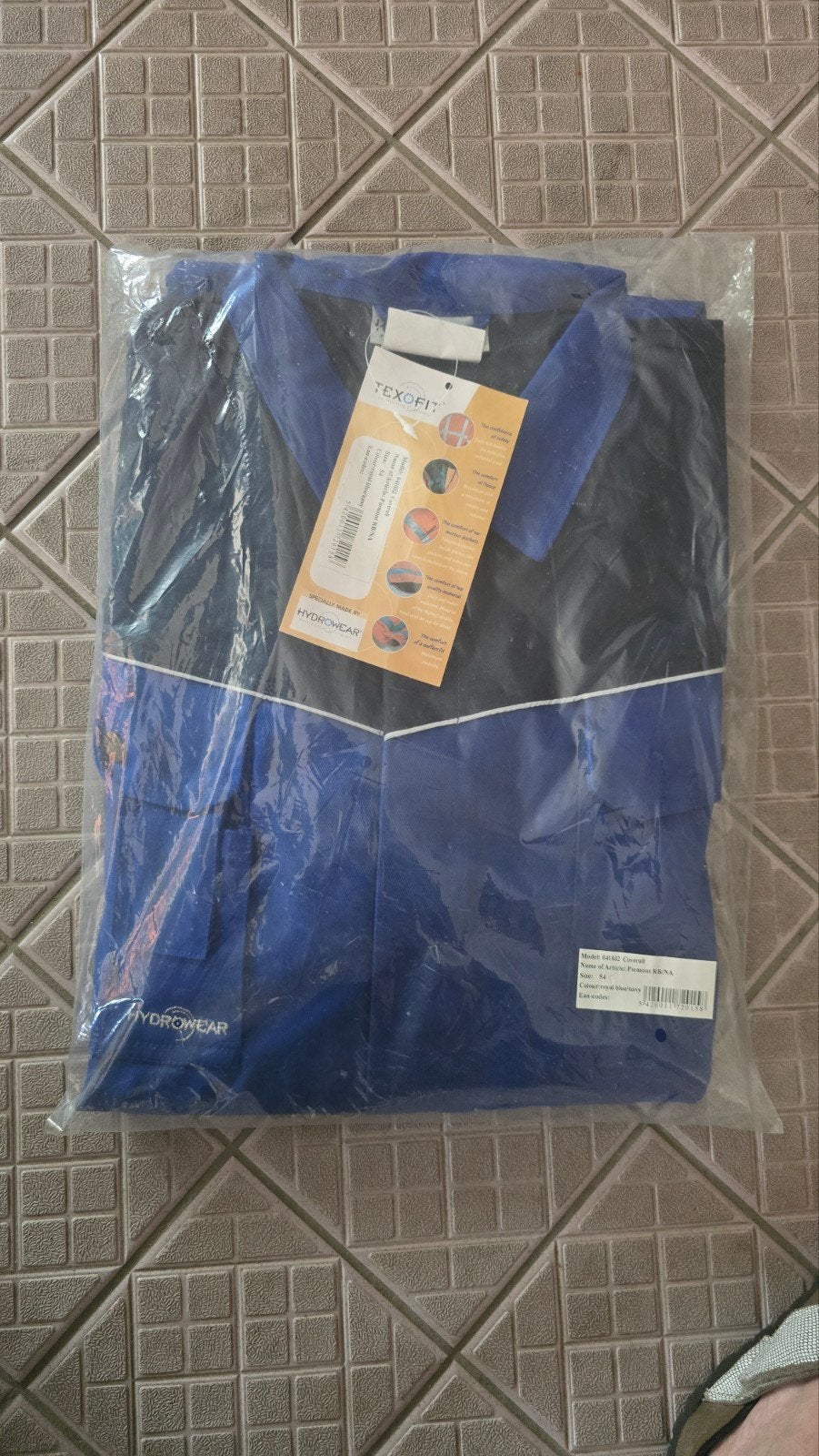 Nieuwe Texofit Hydrowear Overall - maat 54, Ophalen of Verzenden, Nieuw