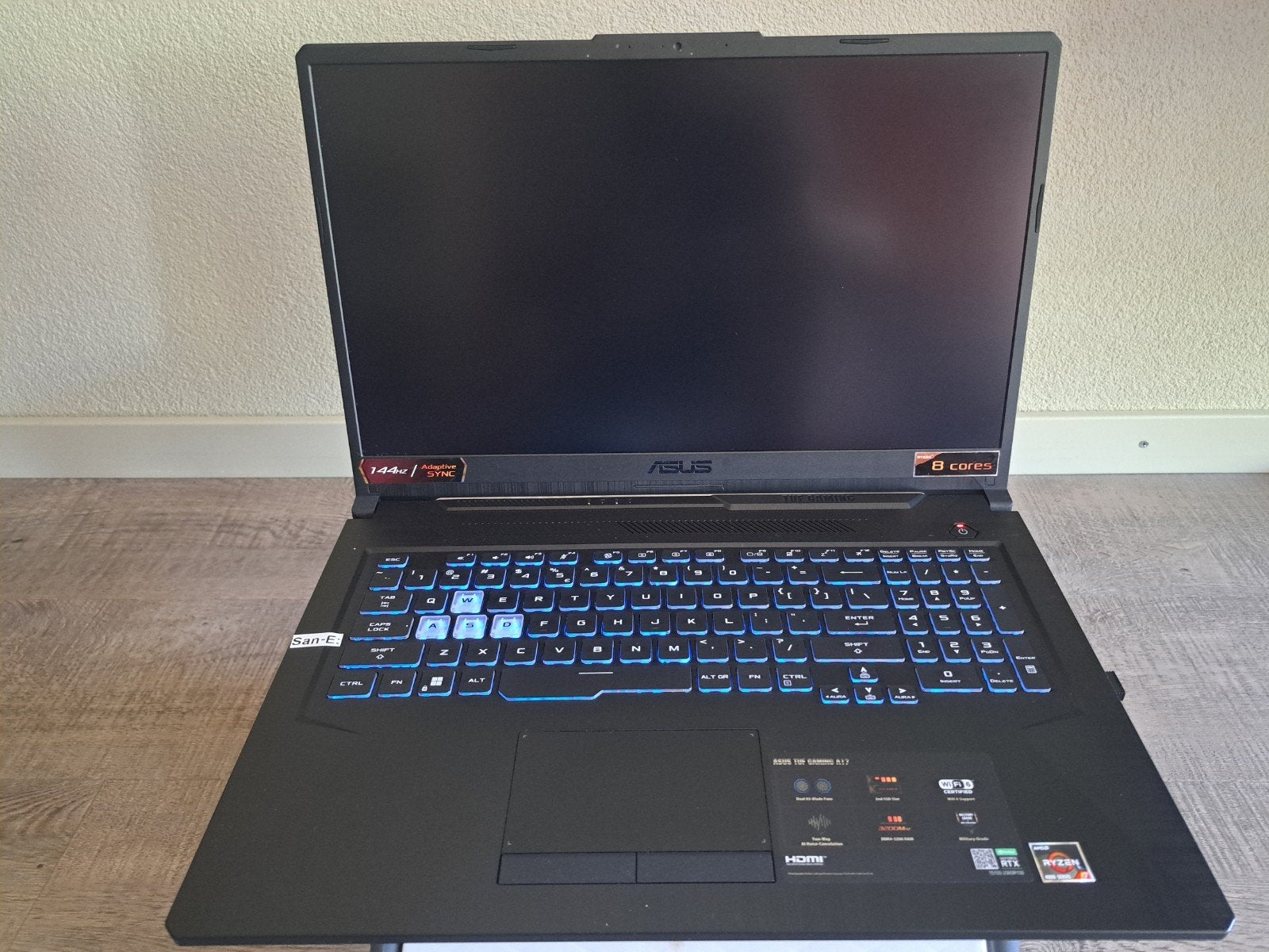 Asus TUF Gaming A17 (2022)  32GB Ram / Ryzen 7/ RTX 3050, Computers en Software, Windows Laptops, Gebruikt, 17 inch of meer, SSD