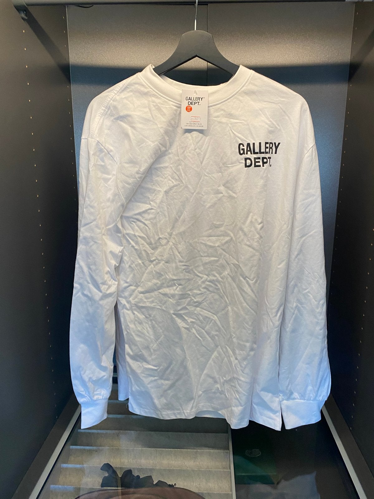 Gallery Dept. Longsleeve T-shirt Wit Maat L, Ophalen of Verzenden, Nieuw, Maat 52/54 (L), Wit