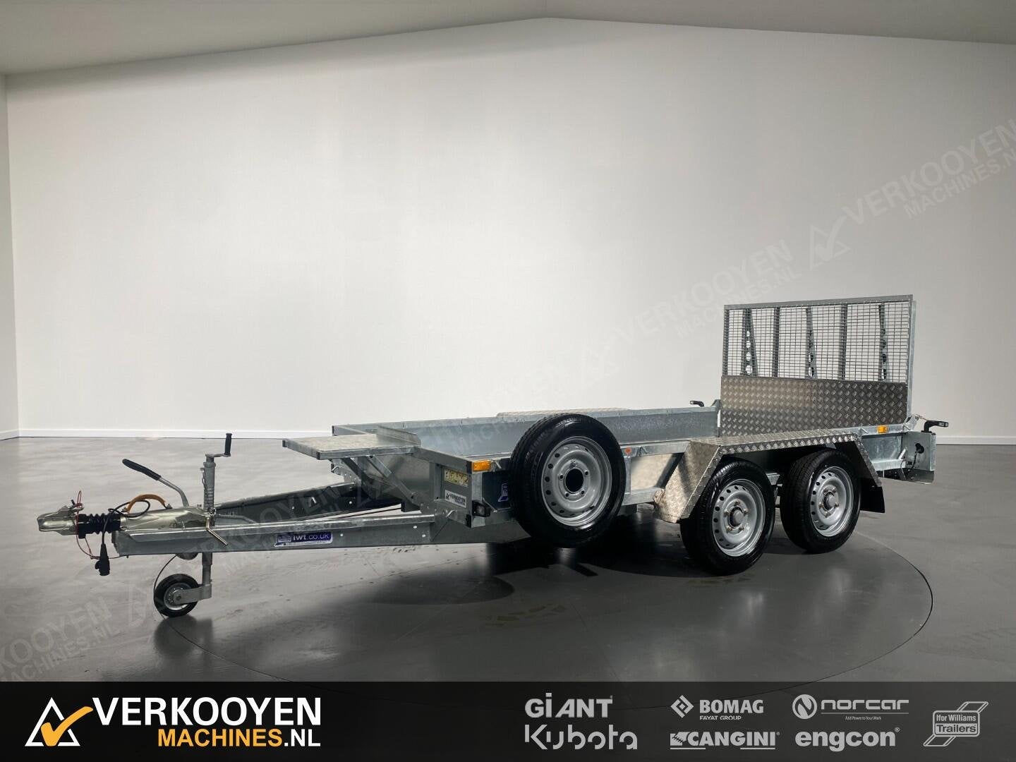 1 Ifor Williams GP126 Klep VT347 Machinetransporter VOORRAAD, Auto's, Overige kleuren, Overige brandstoffen, Bedrijf, Aanhangers en Opleggers