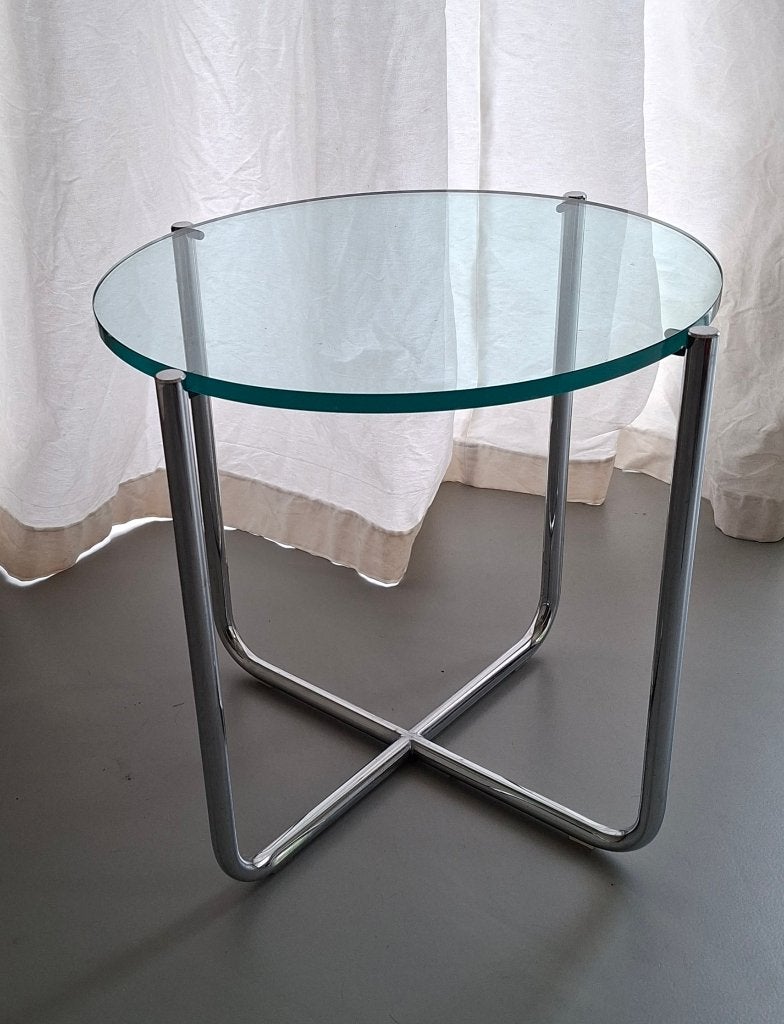gispen lage tafel gt 415, Minder dan 55 cm, Gebruikt, Design, Rond