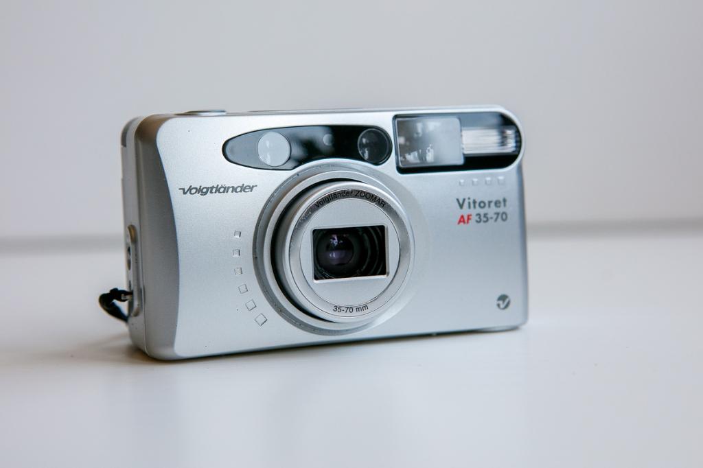 Voigtländer Vitoret AF 35-70 Analoge 35mm Film Camera, Audio, Tv en Foto, Fotocamera's Analoog, Ophalen of Verzenden, Gebruikt
