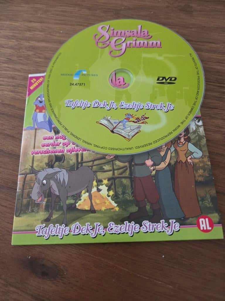 Sprookjes DVD: Tafeltje Dek Je, Ezeltje Strek Je, Ophalen of Verzenden