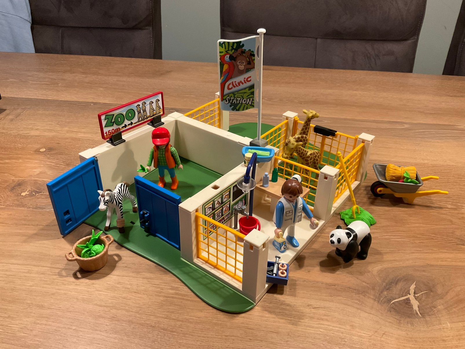 Playmobil Superset 4009, Verzorgingstation, Gebouw, Complete set, Ophalen of Verzenden, Zo goed als nieuw