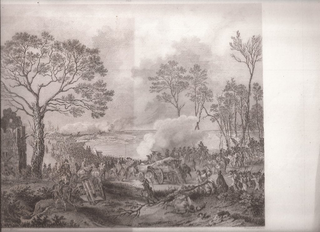 Prise de l'île de BOMMEL Den Bommel le 28 décembre 1794 Bata, Antiek en Kunst, Origineel, Militair, Ophalen of Verzenden, Gravure