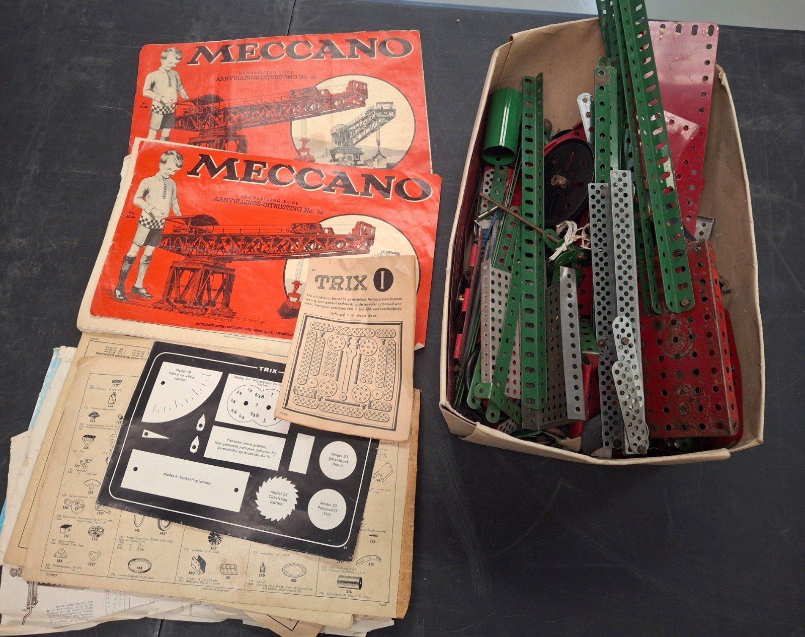 Lotje Meccano / Trix antiek speelgoed, Ophalen of Verzenden