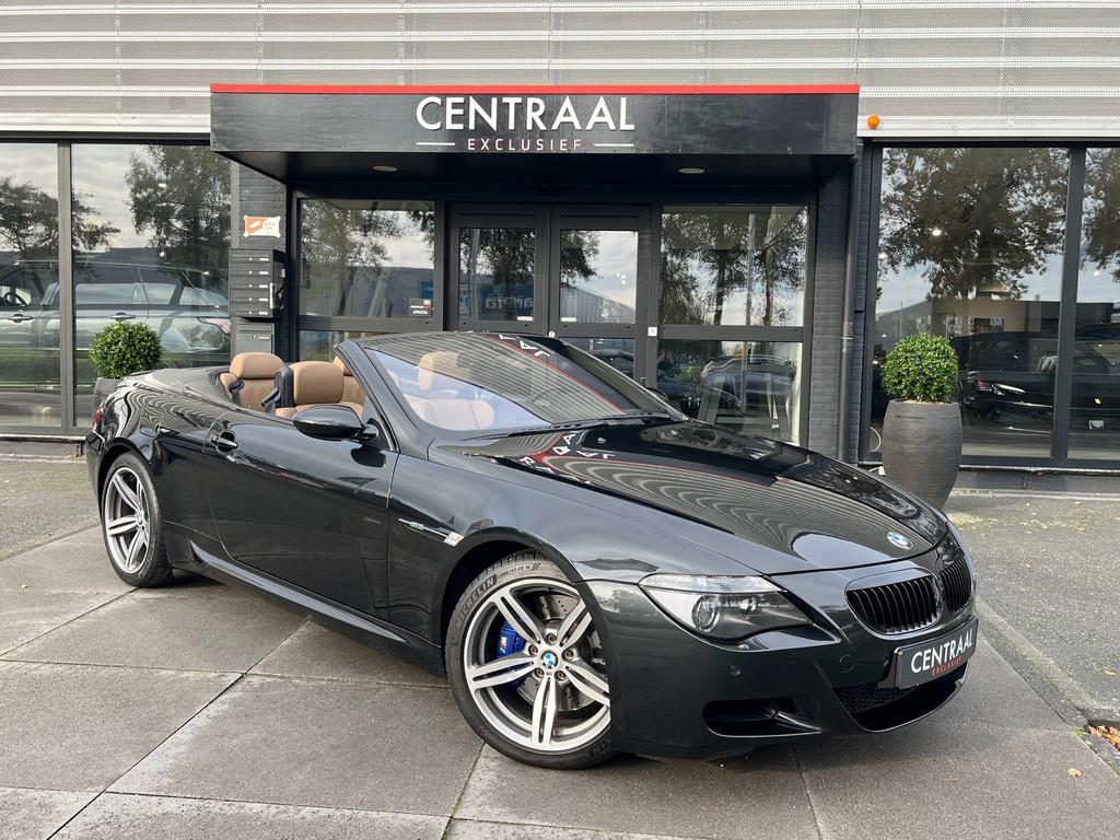 BMW 6-serie Cabrio M6|Head-Up|Memory|Keyless|Pdc|Leder|Stoel, Auto's, BMW, Automaat, Achterwielaandrijving, Gebruikt, Beige