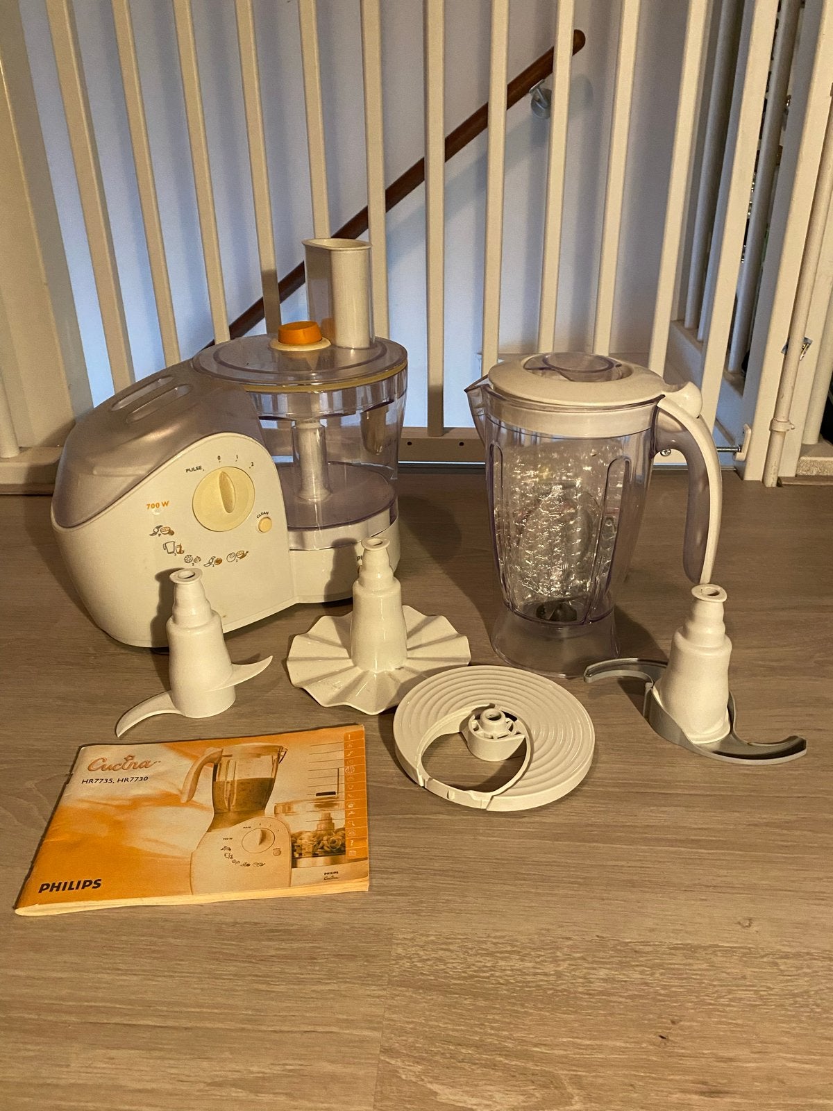 Philips Cucina HR7735/HR7730 Keukenmachine met Blender, Ophalen, Gebruikt, 1 tot 2 liter, 3 snelheden of meer