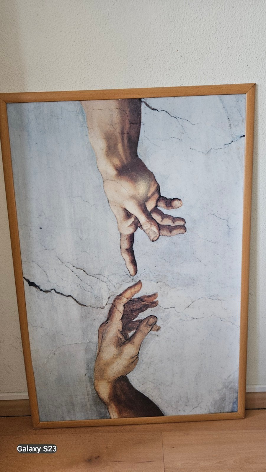 Ingelijste print 'De Schepping van Adam' - Michelangelo, Ophalen, Portret of Personen, Klassiek, Print