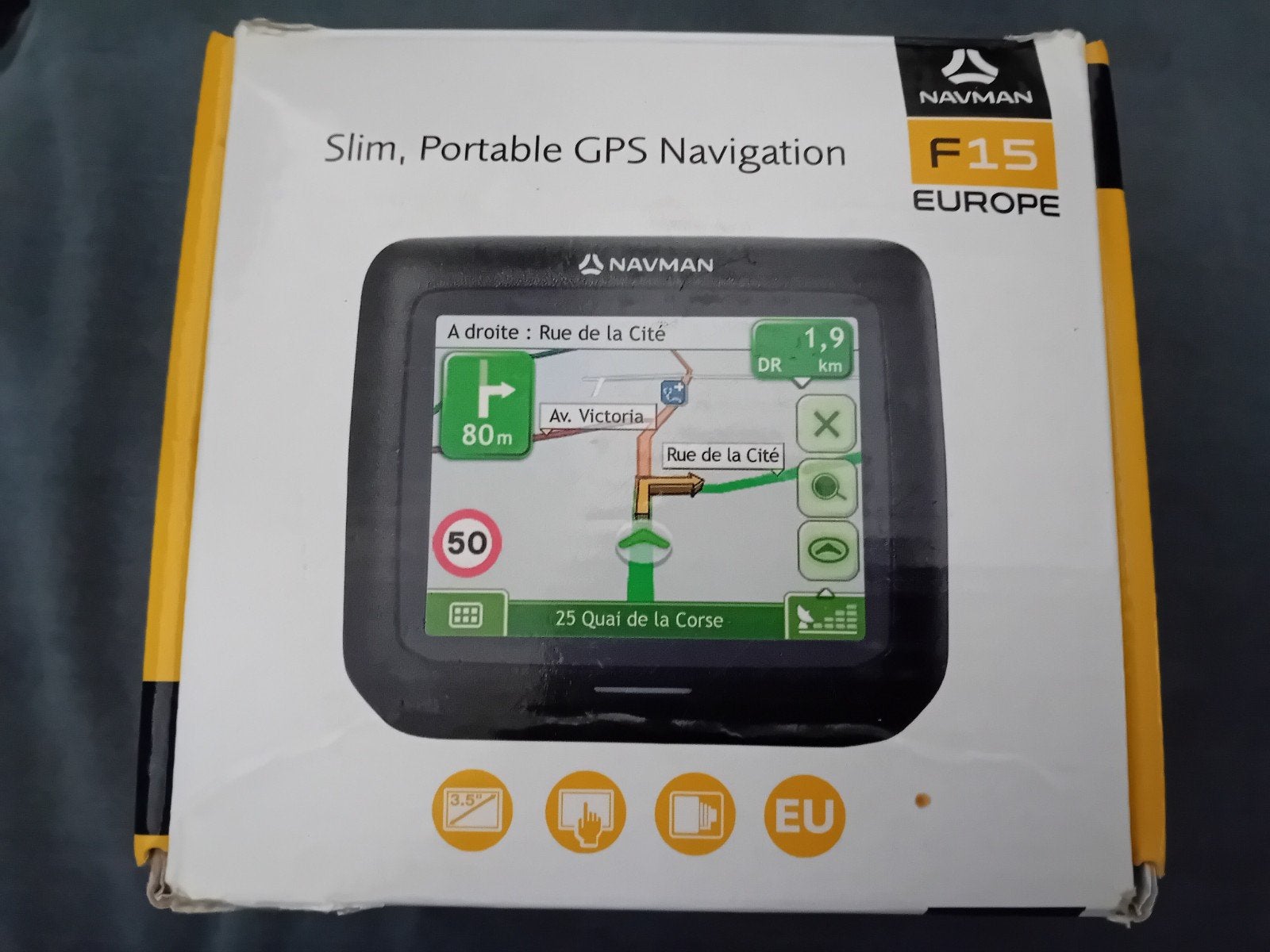 Navman F15 Slim, Portable GPS Navigatie Europa, Ophalen of Verzenden, Zo goed als nieuw